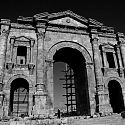 Hadrian's Arch, Jerash, Jordan.