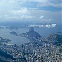 Sugar Loaf Mountain, View from Corcovado, Rio de Janeiro, Brazil.