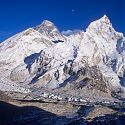 View of Evereste from Kala Pattar, Evereste Base Camp Trek, Nepal.