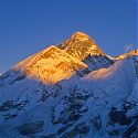 Sunset, View of Evereste from Kala Pattar, Evereste Base Camp Trek, Nepal.