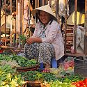 Market trader, Hoi An, Vietnam.