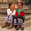 Young girls, Louang Phabang, Laos.