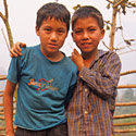 Boys from the Hmong Tribe, Longgot, near Louang Phabang, Laos.