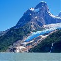 Glacier, Torres del Paine NP, Chile.