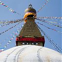 Bodhnath Stupa, Bodhnath, Kathmandu Valley, Nepal.