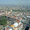 View from Torres Latinoamericana, Mexico City, Mexico.