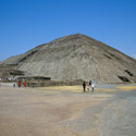Pyramid of the Sun (AD 1-200), Teotihuacan, Mexico.