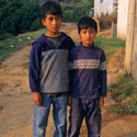 Indian children, Totonicapan, near Antigua, Guatemala.