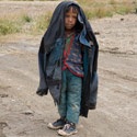 Tibetan boy, On route from Everest to Tingri, Tibet.