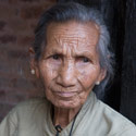 Nepalese woman, Bhaktapur, Kathmandu Valley, Nepal.