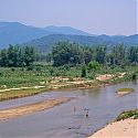 River near Lak Xao, Laos.