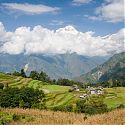 View of Dhaulagriri from Chitre, Jomsom Trek, Nepal.