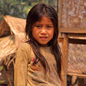 Young girl from the Yuanan Tribe, Ban Suan, near Louang Phabang, Laos.