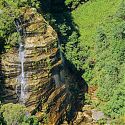 Bridal Veil Falls, Blue Mountains, NSW, Australia.